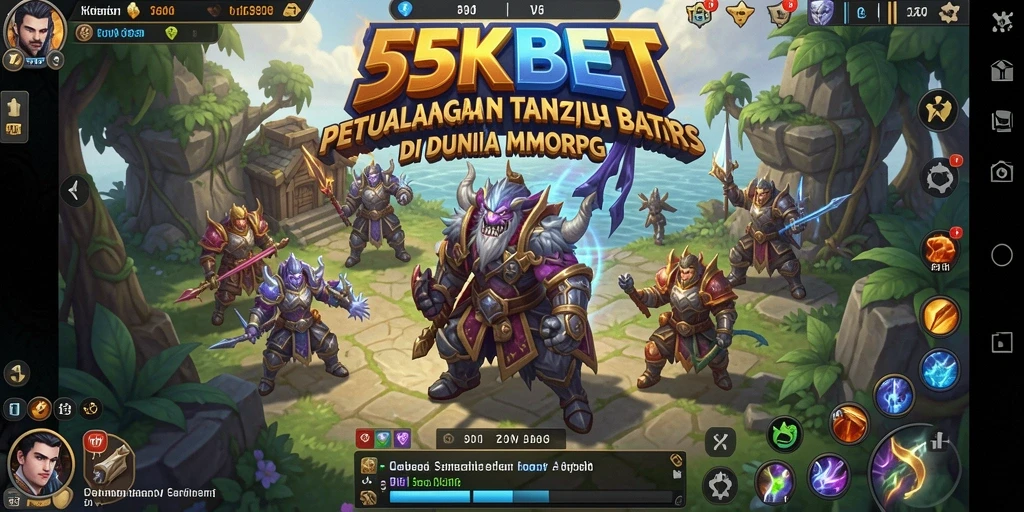 Tampilan gameplay 55KBET yang menakjubkan dengan aksi seru di dalamnya.