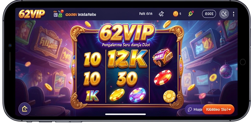 Gameplay menarik dari 62VIP dengan tema slot yang beragam.