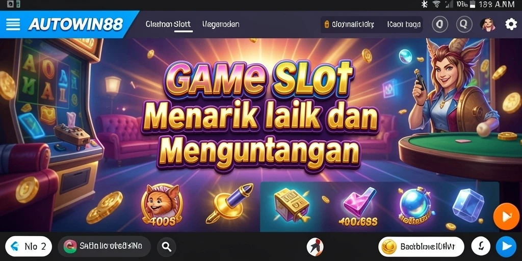 Tampilan gameplay menarik di slot AUTOWIN88 yang menggugah selera.