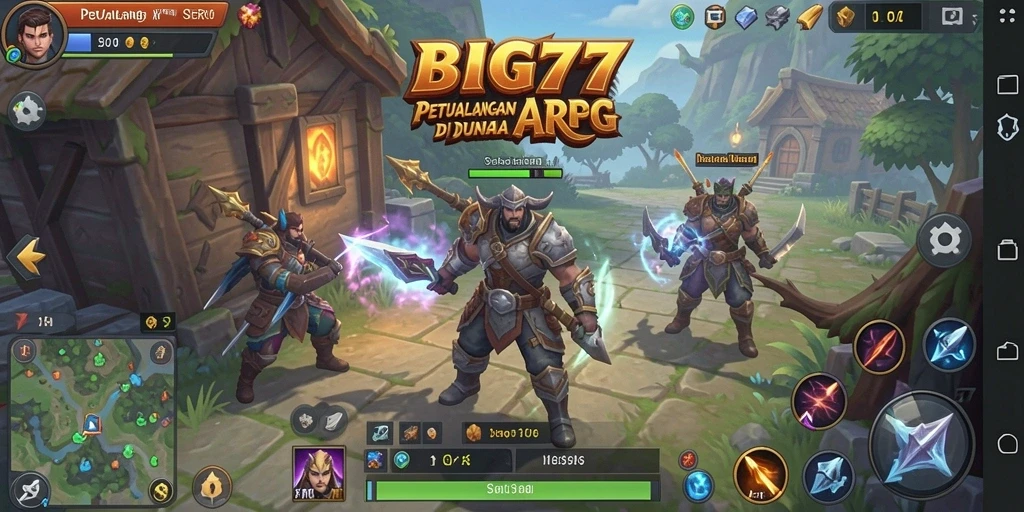 Gameplay seru BIG77 dengan aksi petualangan mendebarkan.