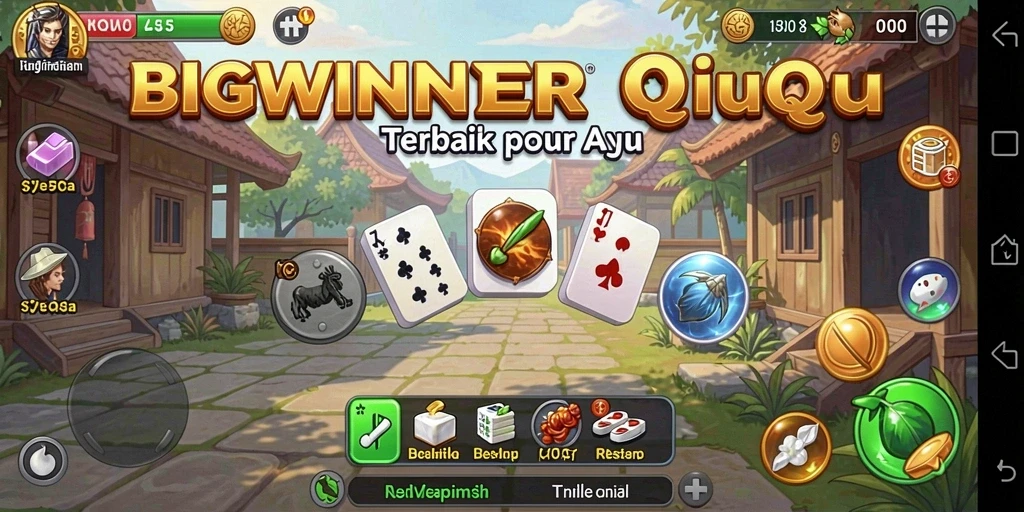 Screenshot gameplay QiuQiu yang mendebarkan di BIGWINNER.
