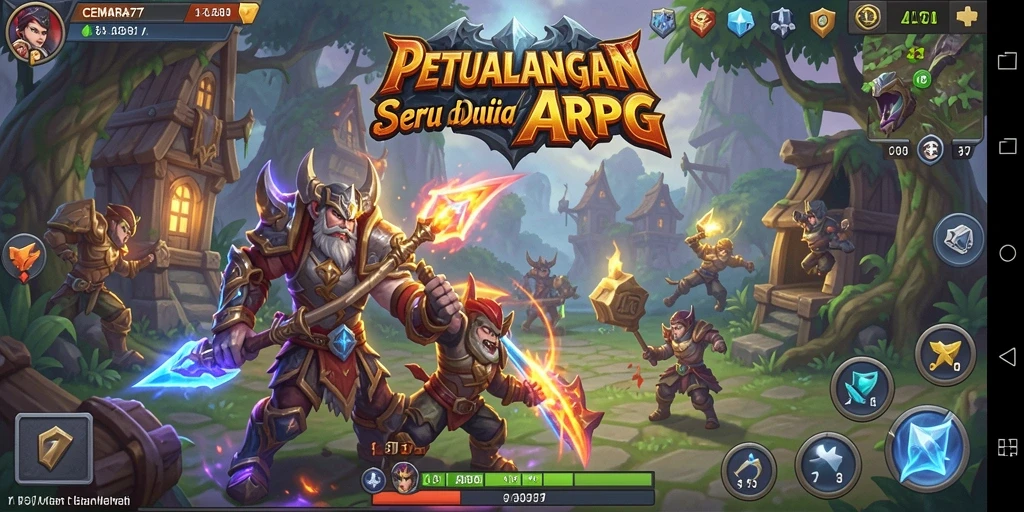 Gameplay seru CEMARA77 dalam dunia ARPG yang menakjubkan.