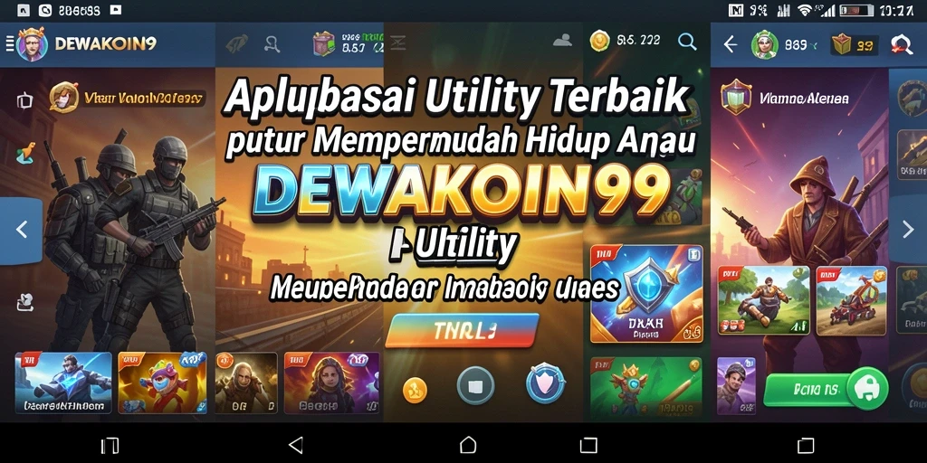 Tampilan antarmuka DEWAKOIN99 yang modern dan ramah pengguna.