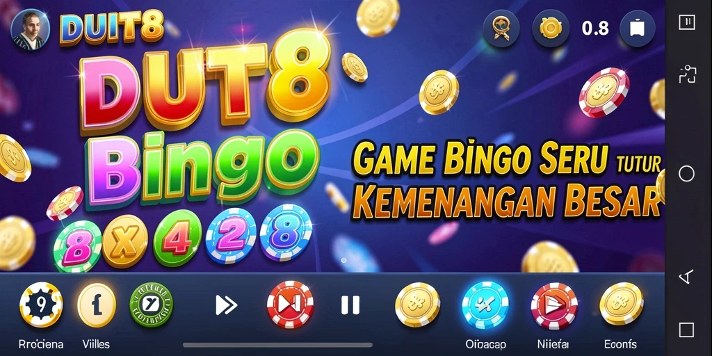 Tampilan seru gameplay Bingo di DUIT8 yang memikat.