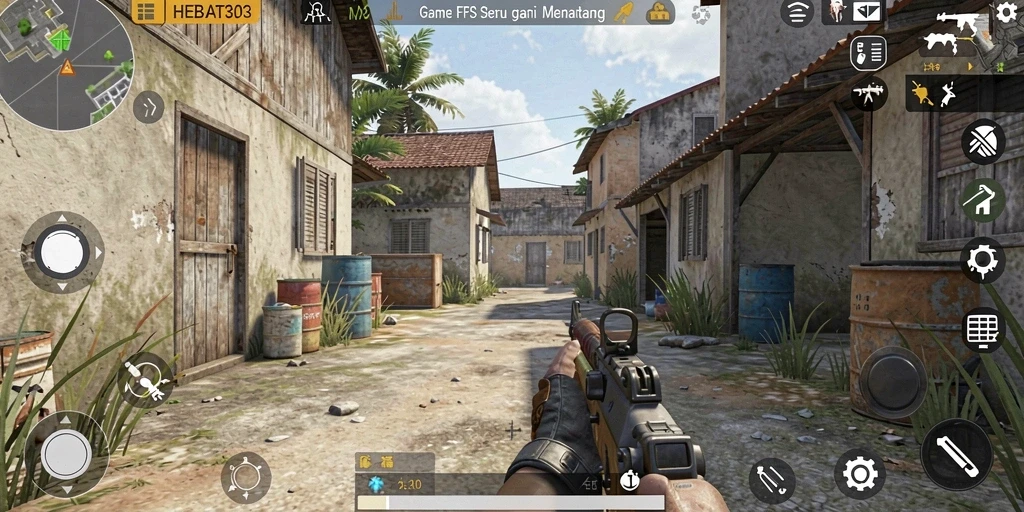 Tampilan menarik dari gameplay seru di HEBAT303.