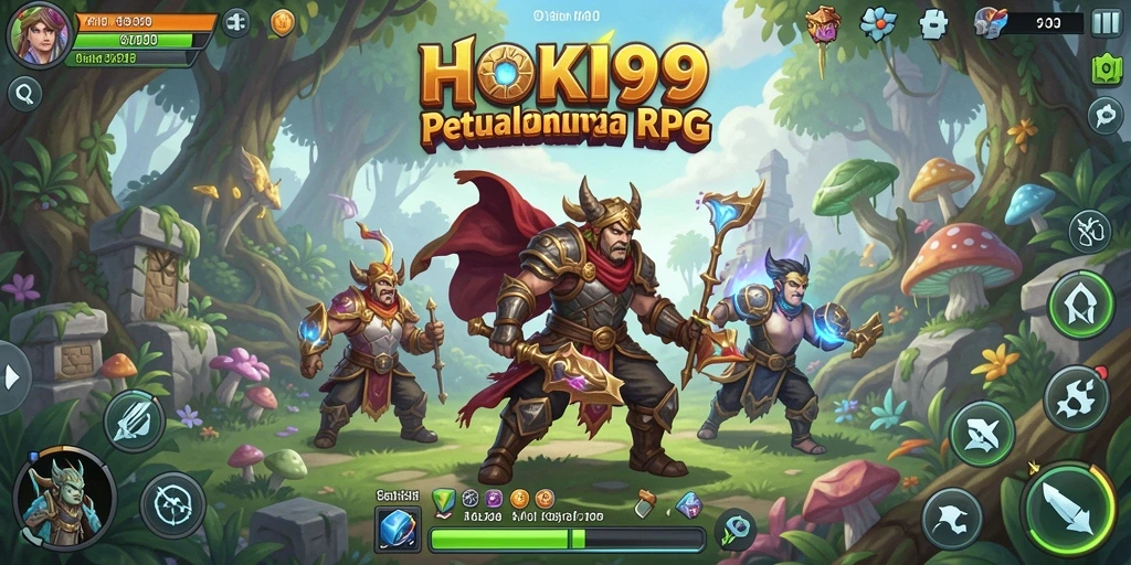 Gameplay HOKI99 yang penuh aksi dan petualangan RPG.