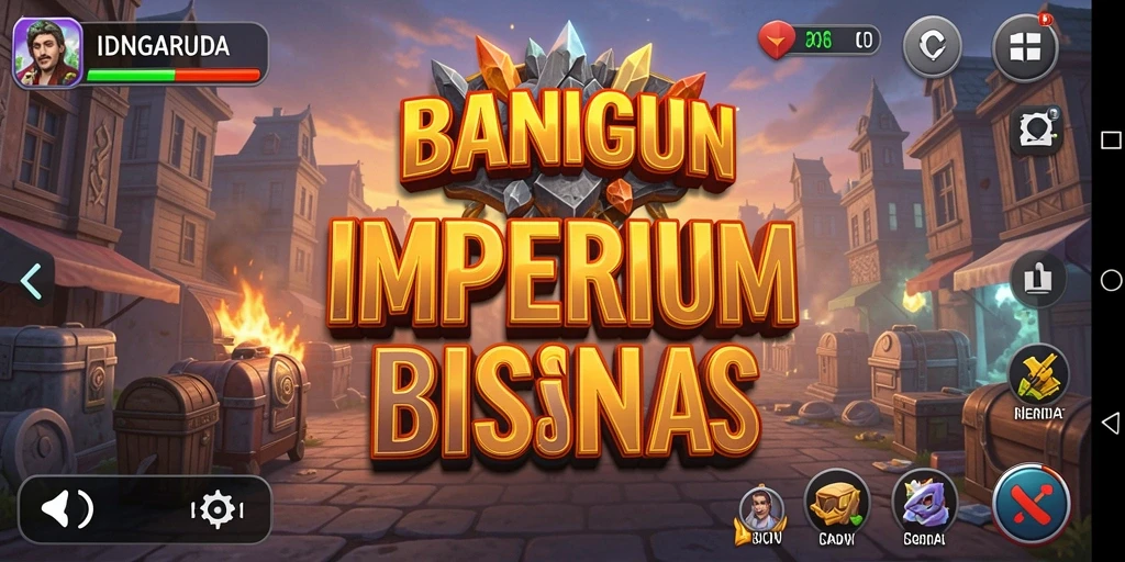 Gameplay IDNGARUDA yang seru di dunia Tycoon.