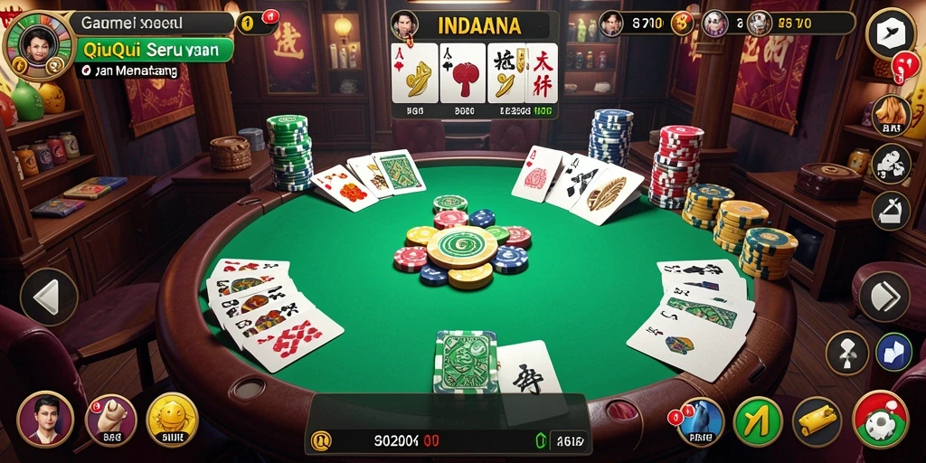 Gameplay seru QiuQiu dalam INDAAA.