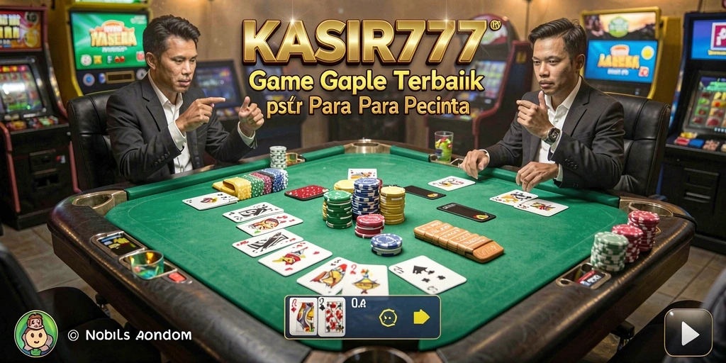 Gameplay seru Gaple yang bisa dinikmati bersama teman.