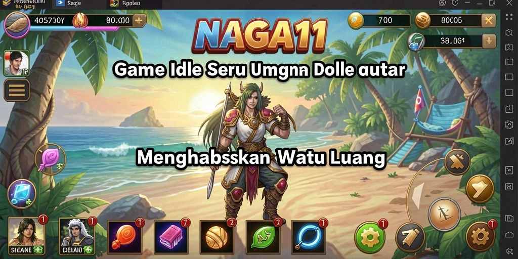 Tampilan gameplay <strong>NAGA11</strong> yang menarik dan penuh warna.