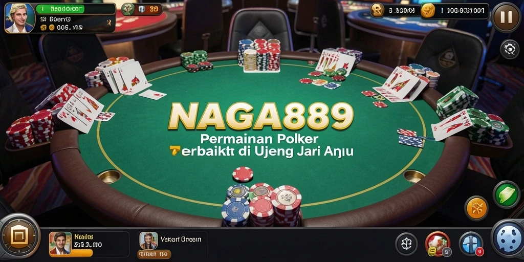 Tampilan menarik dari gameplay Poker di NAGA889 yang memikat.