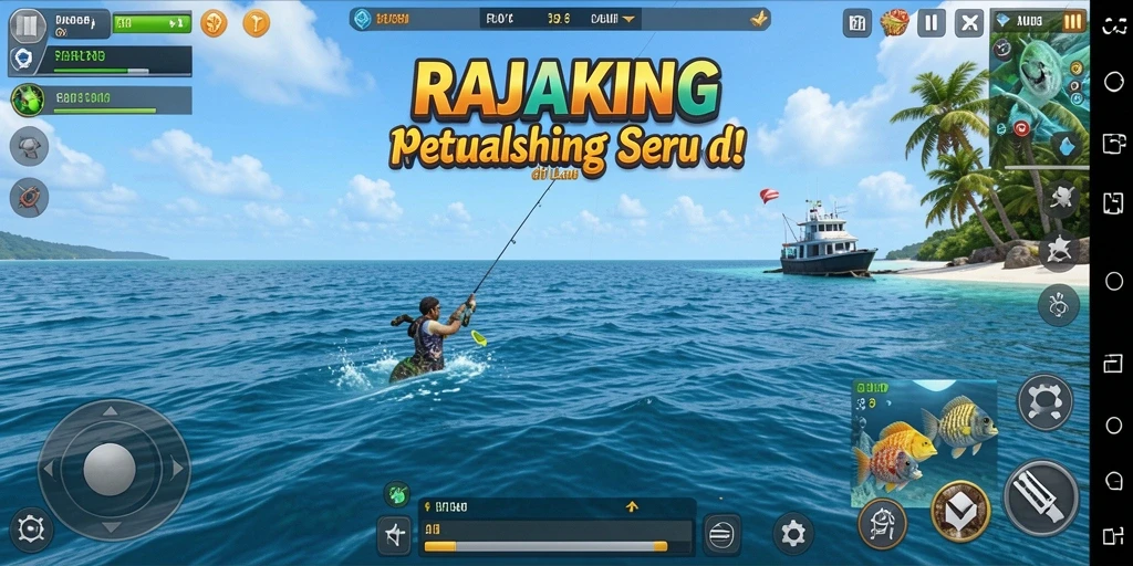 Tangkapan besar di laut dengan gameplay yang menawan.