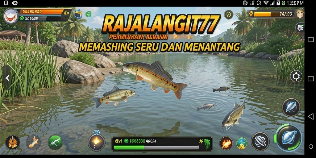 Tangkapan ikan menakjubkan dengan grafik memukau di RAJALANGIT77.