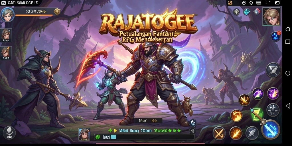 Tangkapan layar yang menunjukkan aksi seru dalam gameplay RAJATOGEL.