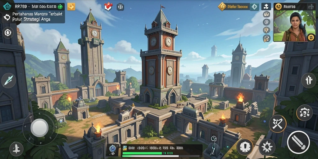 Gameplay seru Tower Defense dengan strategi menaklukkan musuh.