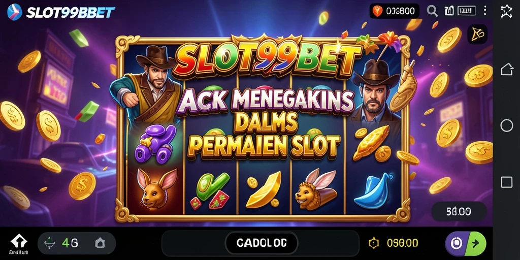Screenshot menunjukkan aksi mendebarkan di SLOT99BET dengan grafik yang menawan.