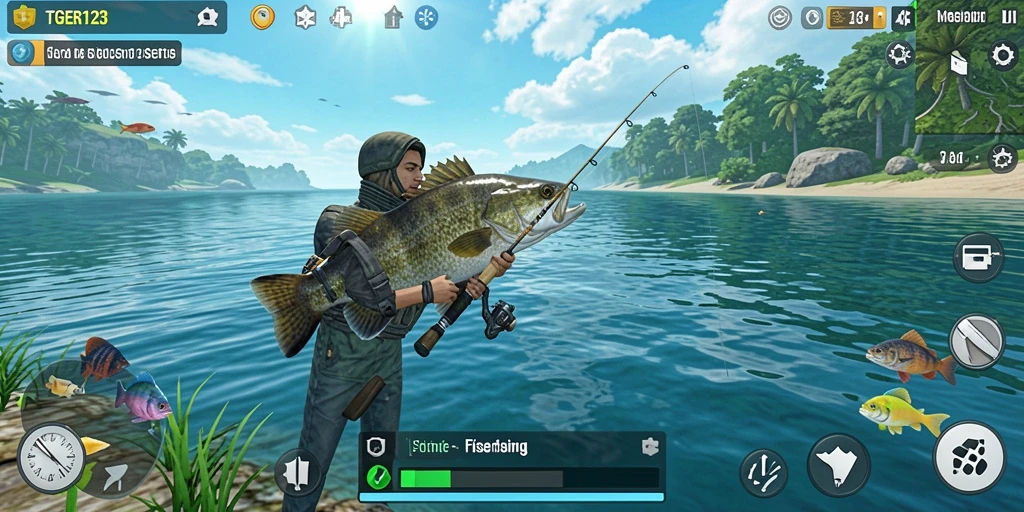 Gameplay seru memancing ikan di TGER123.