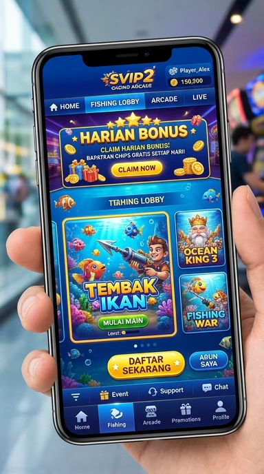 Tampilan antarmuka aplikasi svip2 yang menarik dan informatif.